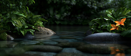 Lush Jungle Stream