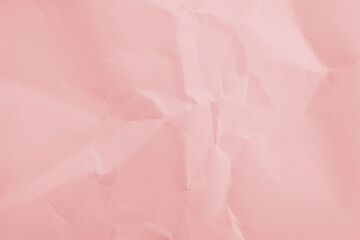 Pink Color Crumpled paper texture