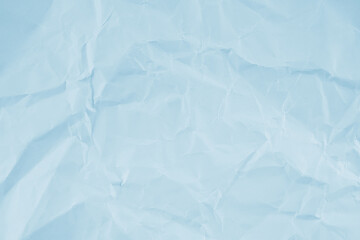 Skyblue Color Crumpled paper texture