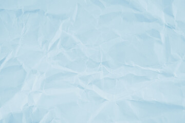 Obraz premium Skyblue Color Crumpled paper texture