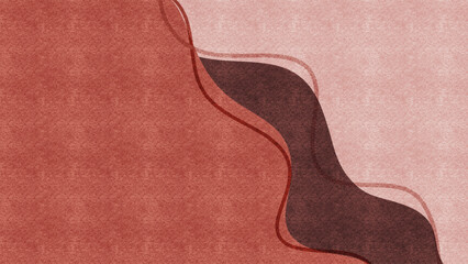 Light background. Abstract Round shape on light background. Brown curve