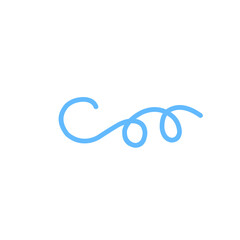 vibrant blue swirl abstract lines