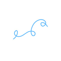 vibrant blue swirl abstract lines