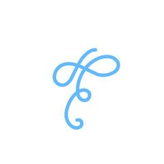 vibrant blue swirl abstract lines