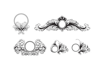 set of decorative mirror design ideas