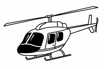 helicopter vector illustration