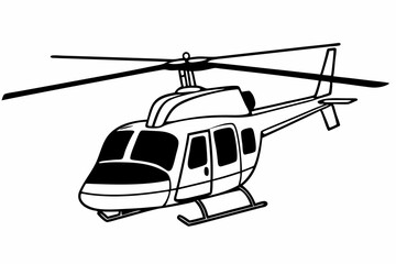 helicopter vector illustration