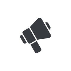 Megaphone, bullhorn vector icon
