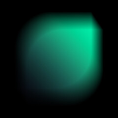 Rounded Edge Futuristic Gradient Square Shape