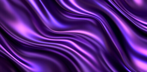 Obraz premium A purple silk satin background, beautiful and elegant, hyper-realistic