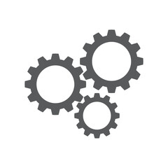 Gear logo vector template symbol design