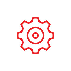 Obraz premium Gear logo vector template symbol design