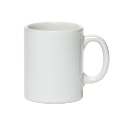 Plain White Coffee Mug for Customization and Branding Opportunities in Various Settings