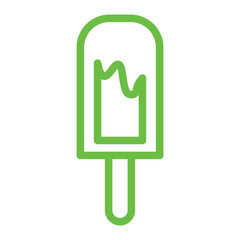 Ice cream line icons