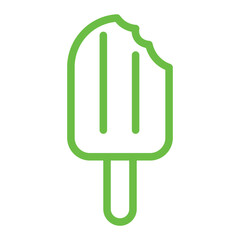Ice cream line icons