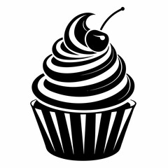 cupcake vector illustration