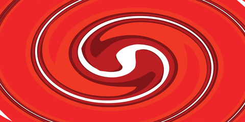 White background with red abstract waves layered on top, featuring thin lines and red gradients. vector illustration