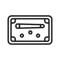 Billiard icon vector image. Suitable for mobile apps, web apps and print media.