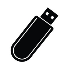 USB Icon Design for Technology and Data Themes
