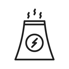 Nuclear icon vector image. Suitable for mobile apps, web apps and print media.