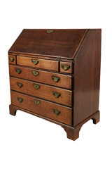 antique chest of drawers isolated  Antique Georgian Bureau Desk 