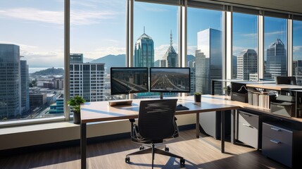 environment office desk window