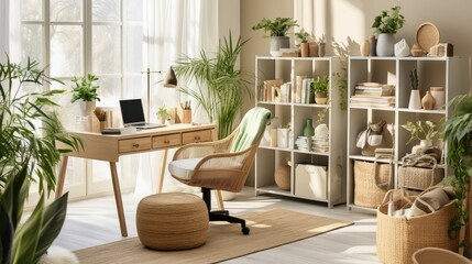 cozy boho home interior