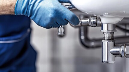 Plumber replacing pipes in a bathroom during a renovation project. Featuring plumbing replacement and home renovation