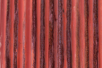 古いトタンの壁の背景	