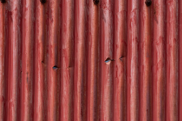 古いトタンの壁の背景	