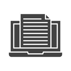 Laptop icon vector image. Suitable for mobile apps, web apps and print media.