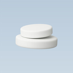 3d Realistic Podium Icon vector illustration