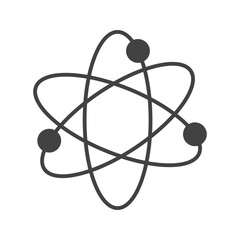 Atom icon vector image. Suitable for mobile apps, web apps and print media.