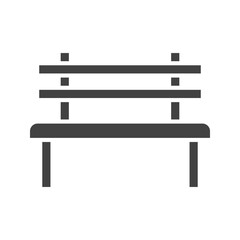 Bench icon vector image. Suitable for mobile apps, web apps and print media.