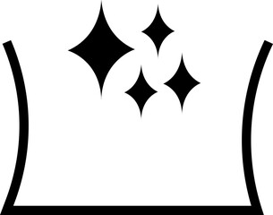 clean surface icon , easy cleaning, for mobile concept and web design. home Clean floor surface icons, Housekeeping symbol. Easy clean logo, label, badge, symbols, banner, on transparent background