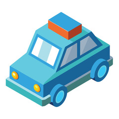 Fototapeta premium Car 3d render icon design vector illustration