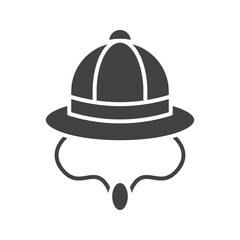 Explorer Hat icon vector image. Suitable for mobile apps, web apps and print media.