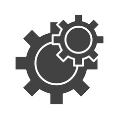 Gears icon vector image. Suitable for mobile apps, web apps and print media.