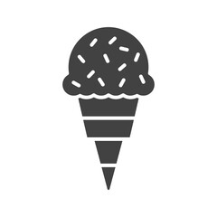 Ice Cream icon vector image. Suitable for mobile apps, web apps and print media.