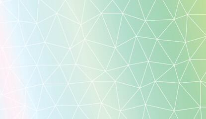 Fototapeta premium Decorative background with triangles. For flyer, screen, business presentation. Vector illustration. Creative gradient color.