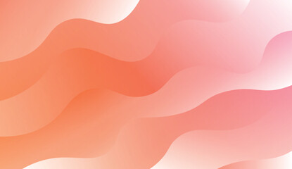 Wave Modern Background. For Business Presentation Wallpaper, Flyer, Cover. Vector Illustration with Color Gradient.