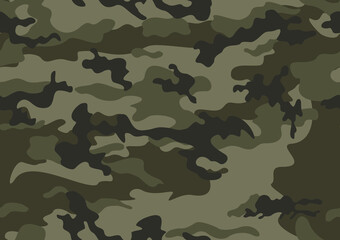 
camo army seamless pattern modern khaki background military forest hunting print