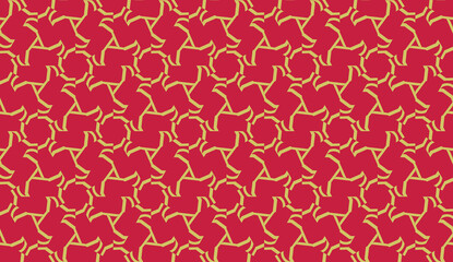 Vector illustration with pattern in triangles style. Curved line. Decorative design for For interior wallpaper, smart design