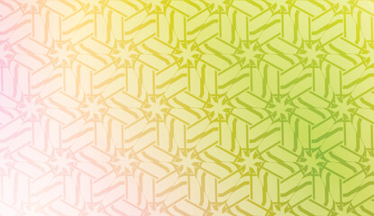 Vector template with Modern geometrical abstract pattern. Gradient color