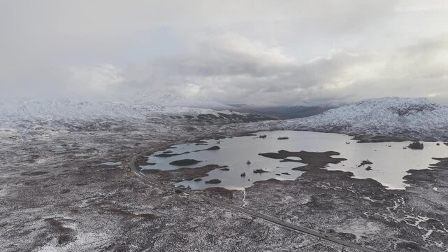 The scenic view of the Glen coe Valley in Scotland, United Kingdom