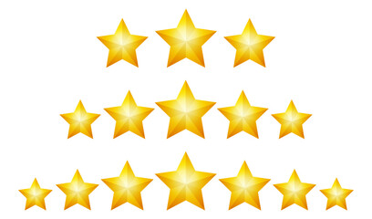 Three-dimensional star rating ranking set