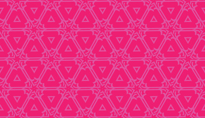 Fototapeta premium Pattern with abstract illusion triangles. Vector Seamless illustration. For your business, presentation, fashion print.