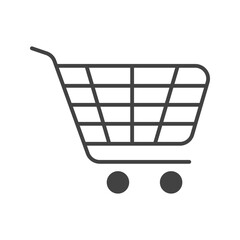 Shopping Cart icon vector image. Suitable for mobile apps, web apps and print media.