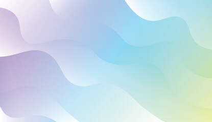 Fototapeta premium Blurred Decorative Design In Modern Style With Wave, Curve Lines. For Design, Presentation, Business. Vector Illustration with Color Gradient.