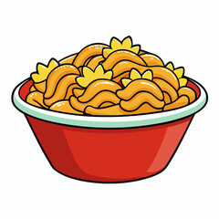 potato chips in a bowl